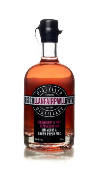 Photo for: Llanfairpwll Distillery - Strawberry & Pink Peppercorn Gin