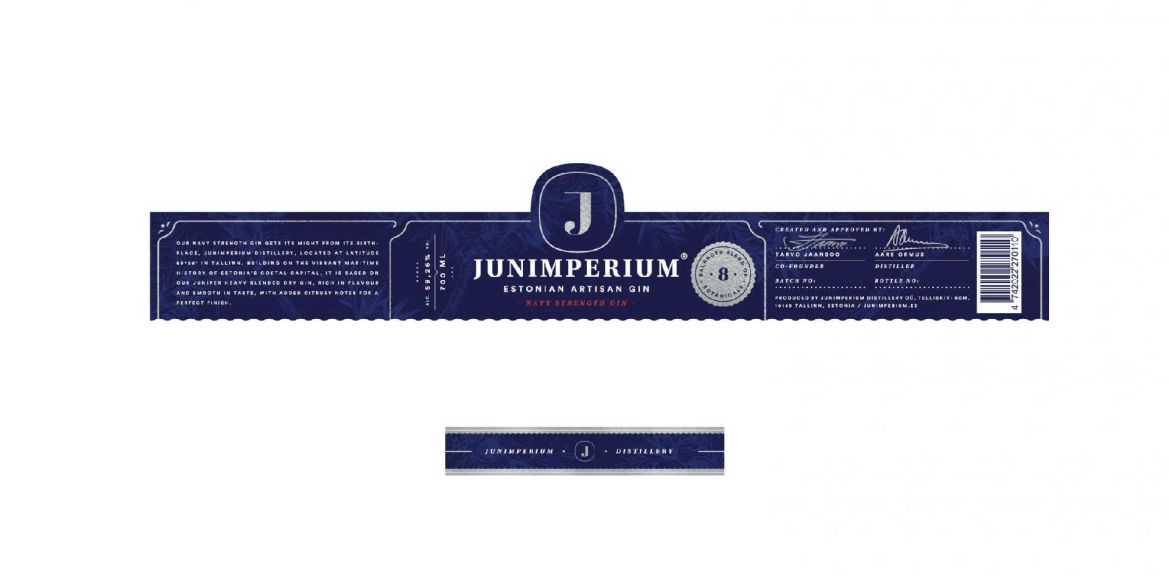Photo for: Junimperium Navy Strength Gin