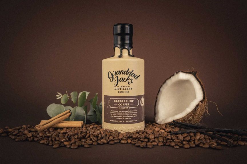 Photo for: Granddad Jacks Craft Distillery Barbershop Coffee Liqueur