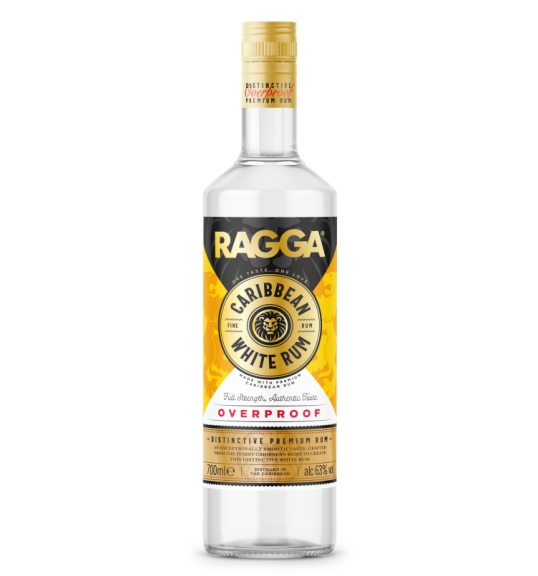 Photo for: Ragga Overproof White Rum 63% Abv