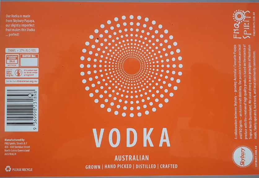 Photo for: Vodka (papaya)