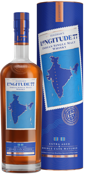 Photo for: Seagram's Longitude 77 Indian Single Malt Whisky